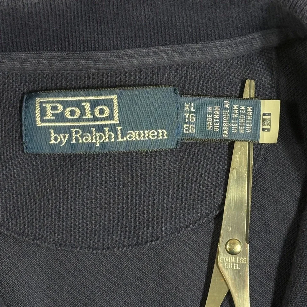 Polo Ralph Lauren Team USA Polo Mens XL Navy Blue Olympic Delta Logo Americana